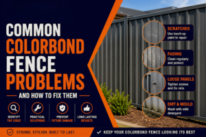 Colorbond fencing