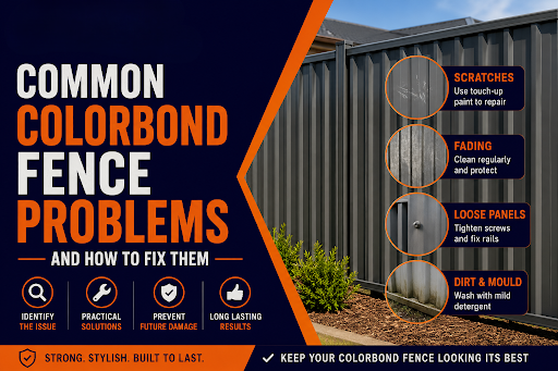 Common Colorbond Fence Problems and Fixes Guide